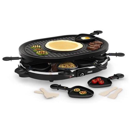 Raclette grill 8 pers ovaal