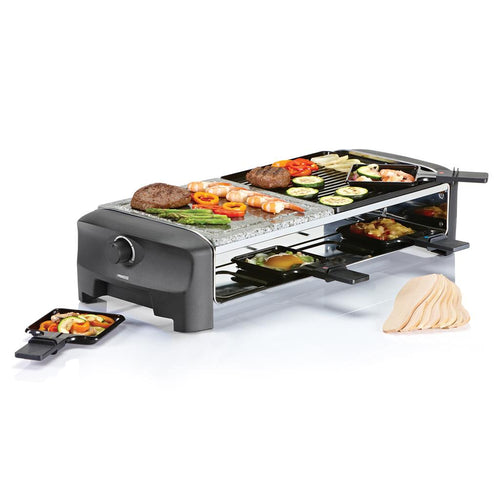 Raclette met steengrill 8 pers