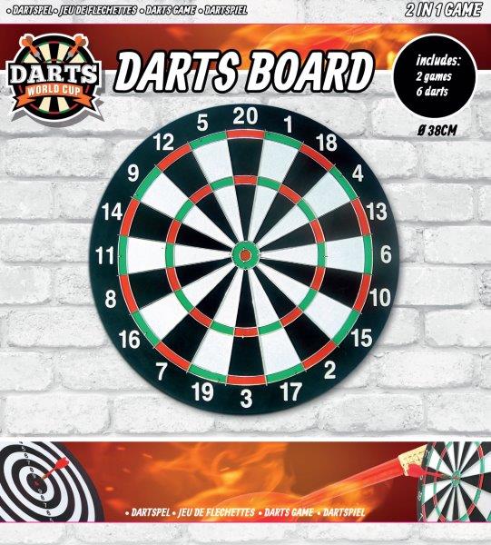 Dart bord incl darts