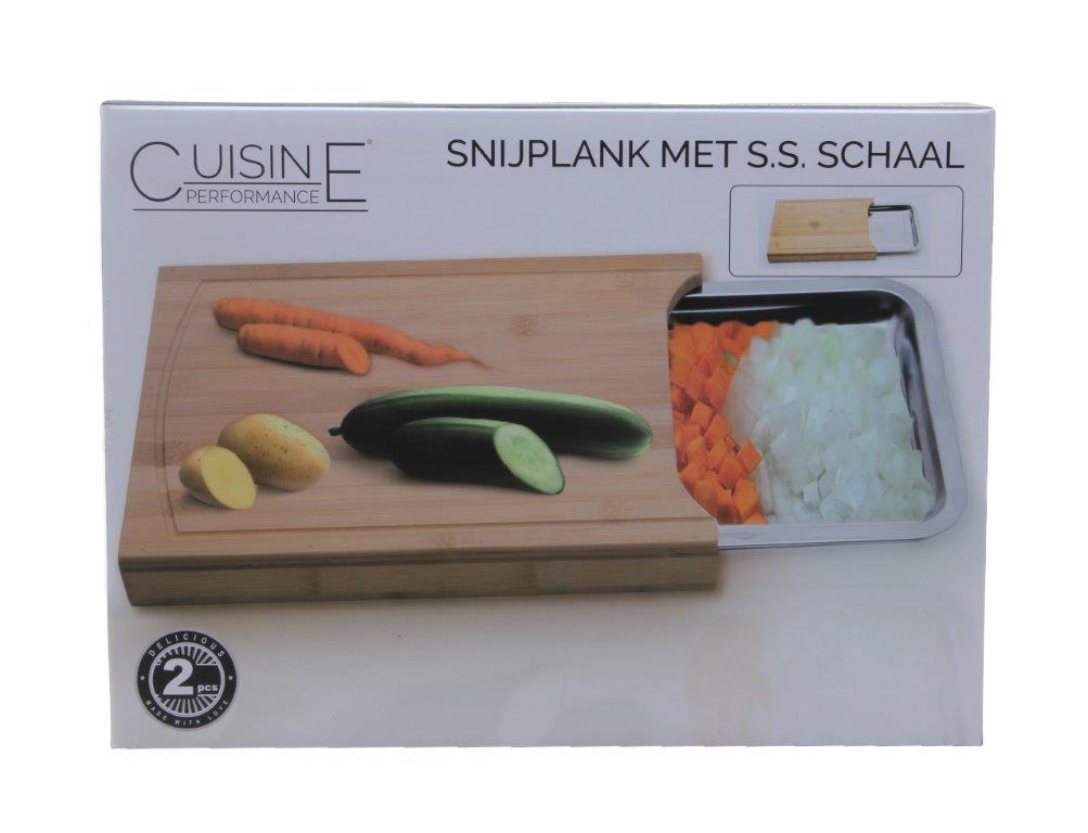 Snijplank met schaal