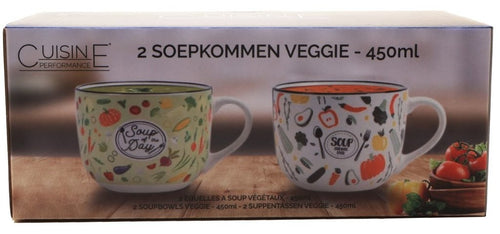 2 soepkommen 450ml