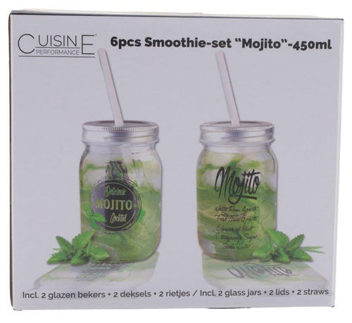 2 mojito glazen 450 ml