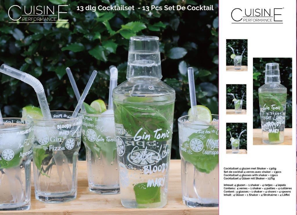 13 delig coctailset
