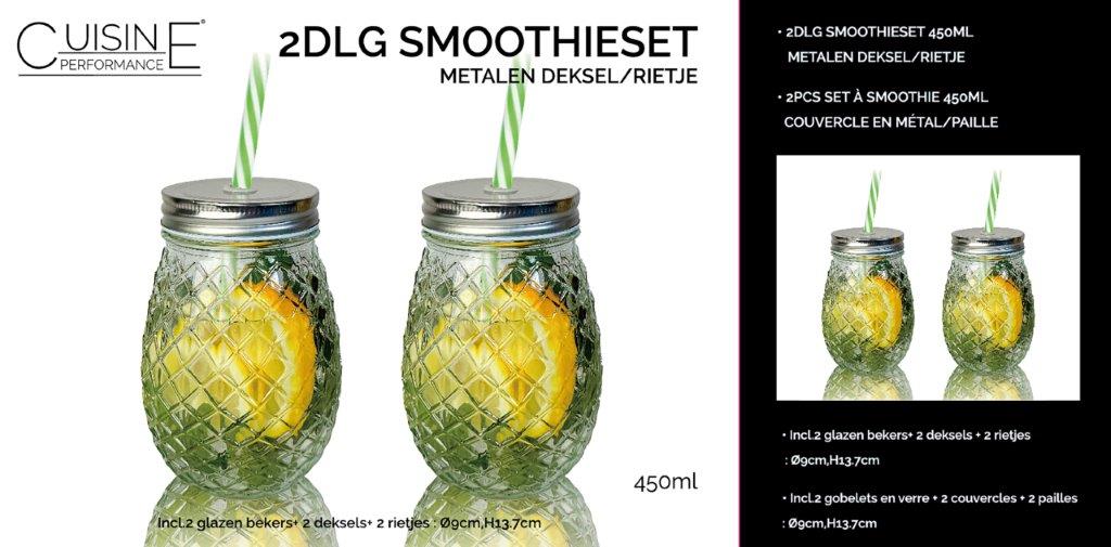 Ananas smoothie set 450 ml