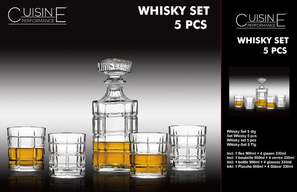 Whisky set 5 delig