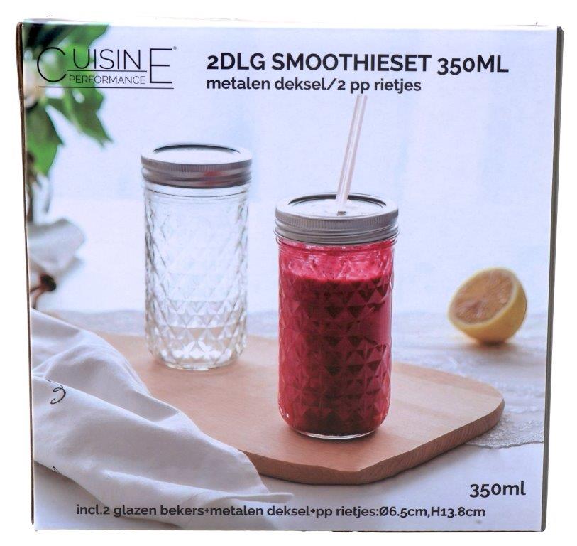 2 delige smoothie set 350 ml