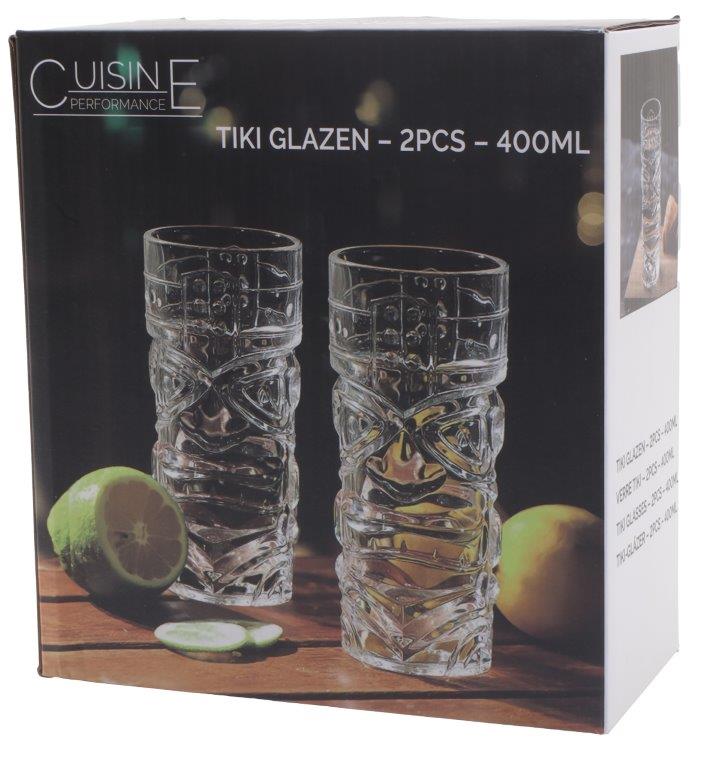 Tiki glazen 400 ml