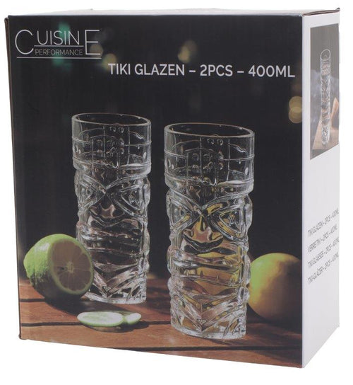 Tiki glazen 400 ml