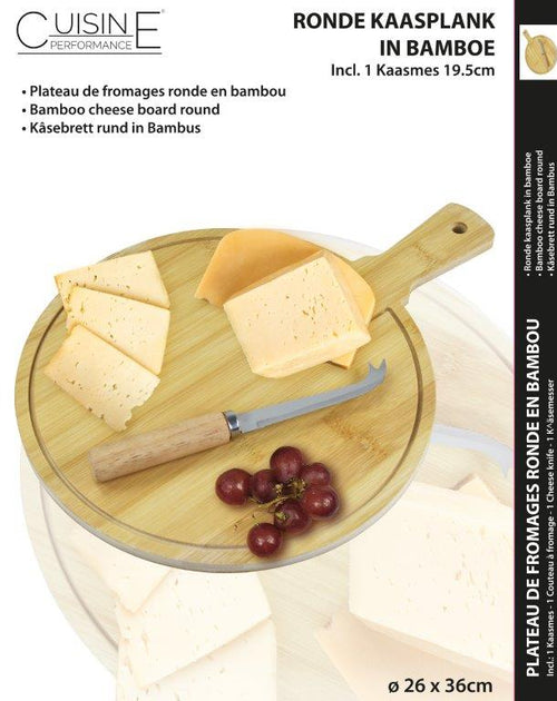 Ronde kaasplank
