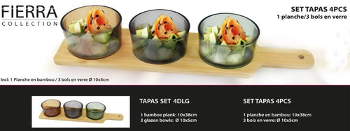 Tapas set 4 delig