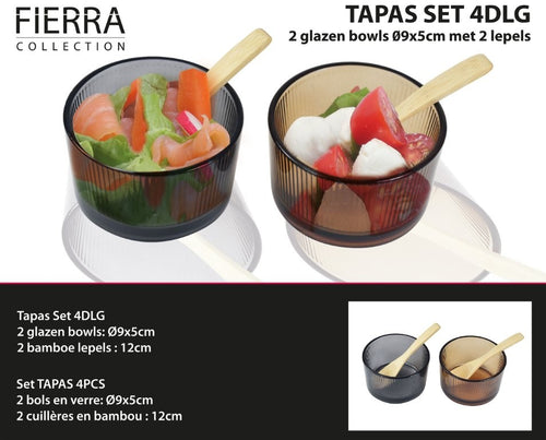 Tapas set 4 delig