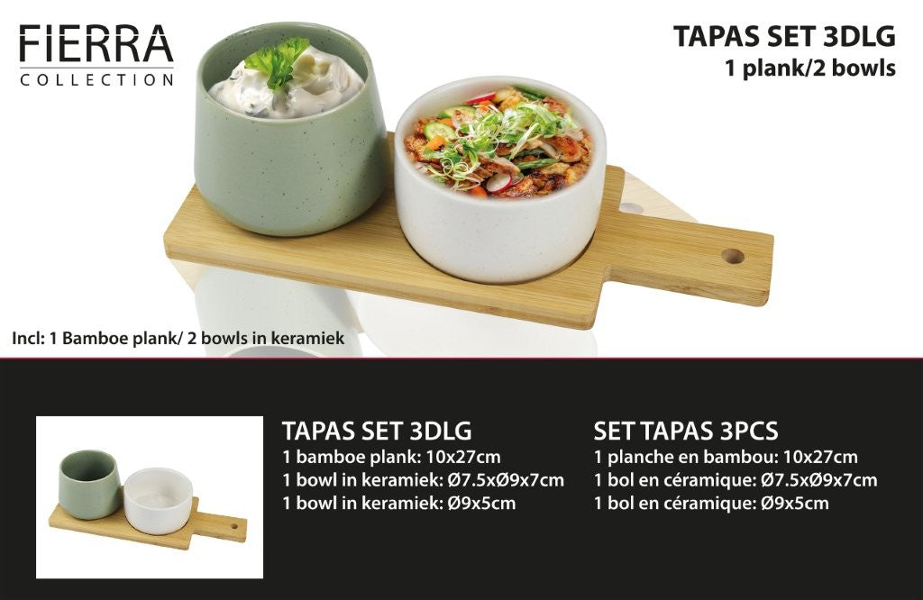 Tapas set 3 delig
