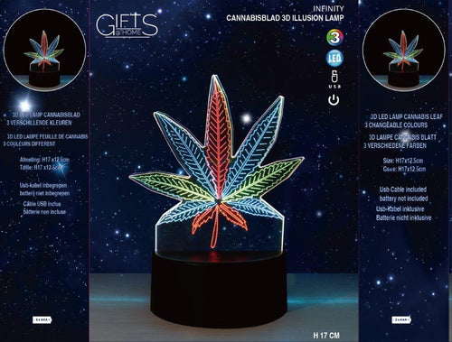 3dlamp wietplant