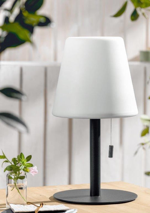 Tafel lamp led witte kap