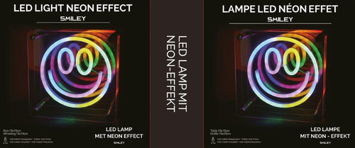 Led neon smile