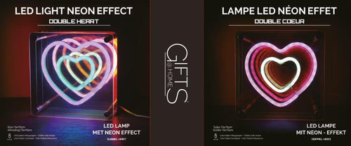 Led neon hart