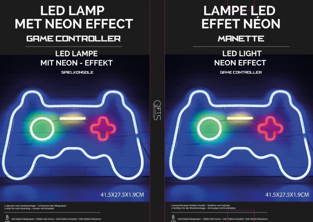 Game console neon led lamp groot