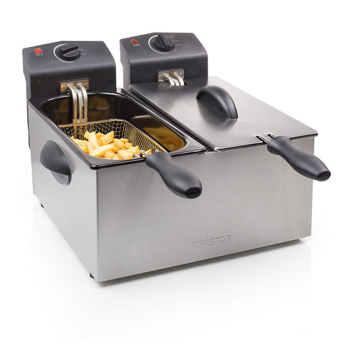 Frietpan dubbel 2x3L