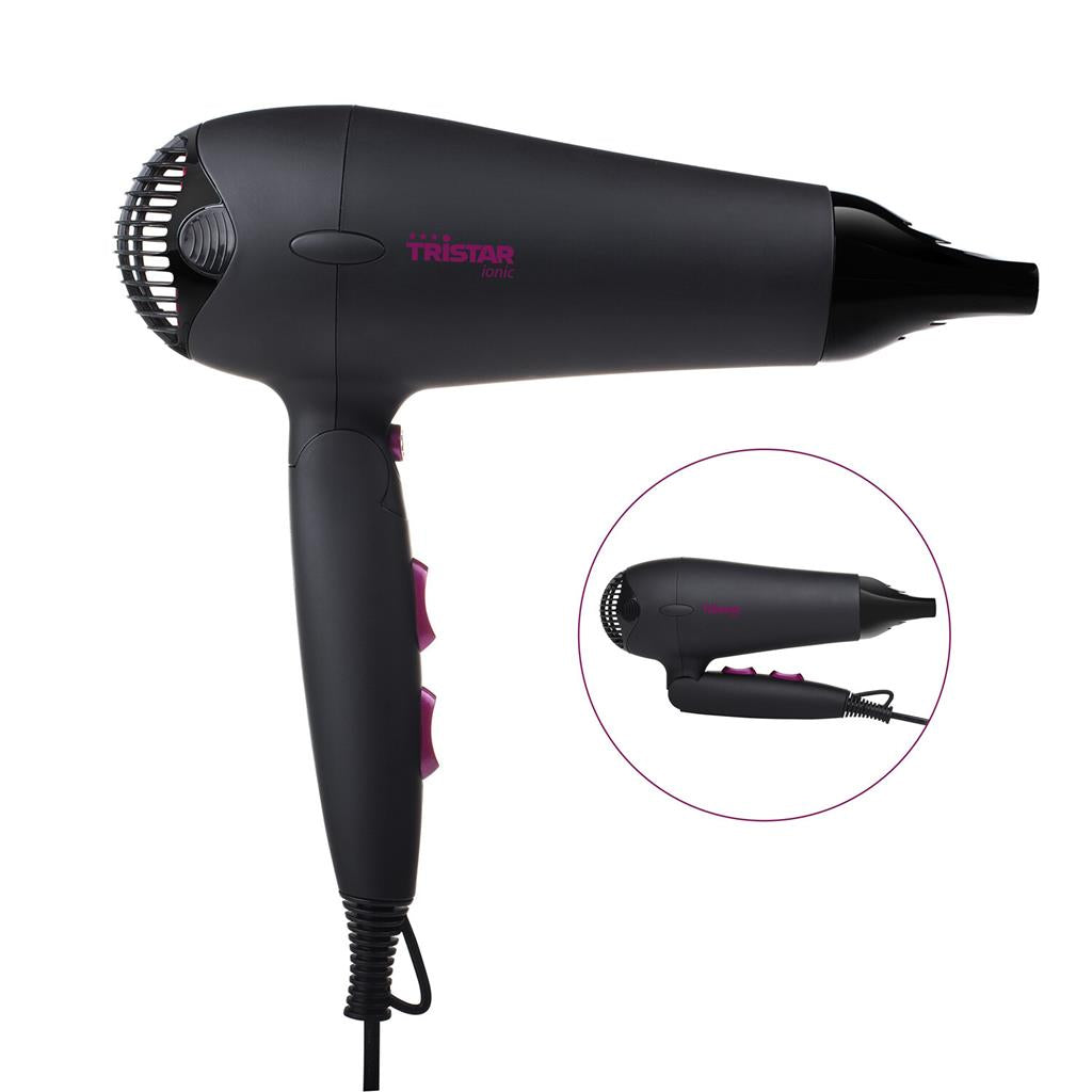 Haar fohn 2000w zwart
