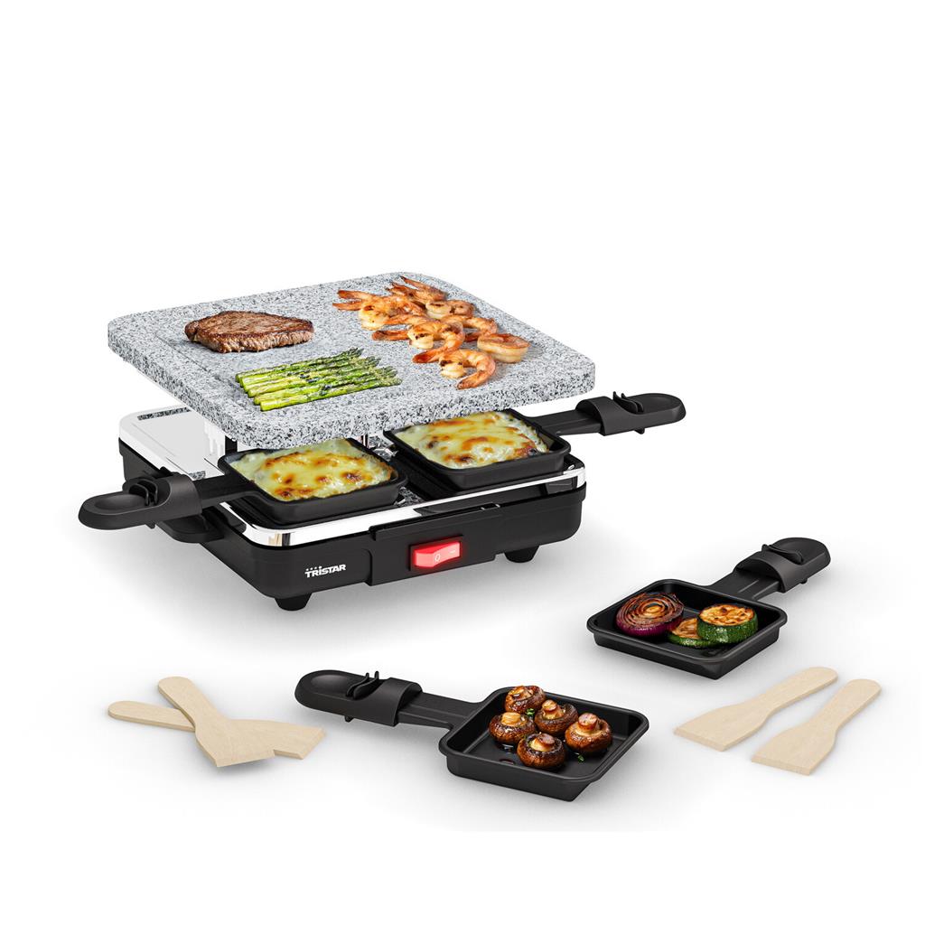 Raclette set steen 4 personen